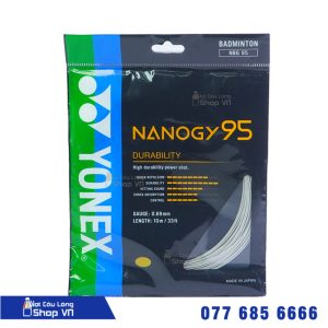 Dây cước căng vợt Yonex Nanogy 95 SP trắng