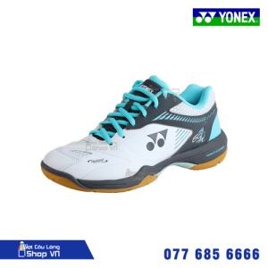 Giày cầu lông Yonex 65L Z2 trắng xanh ngọc thời trang
