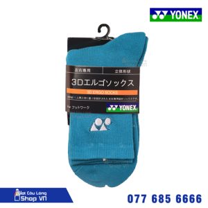 vớ cầu lông yonex trơn dài xanh