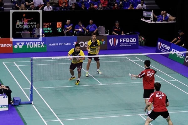 luật đánh cầu lông đôi