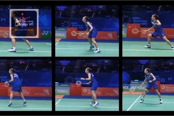 tư thế đánh cầu lông