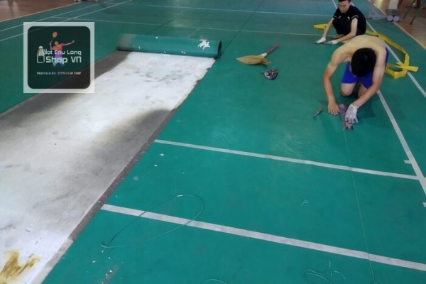 Vẽ sân cầu lông thế nào