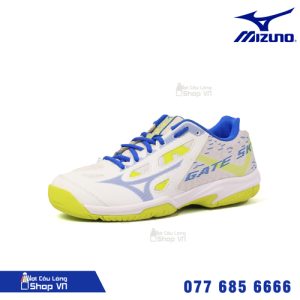 Giày cầu lông Mizuno Gate Sky Plus trắng vàng