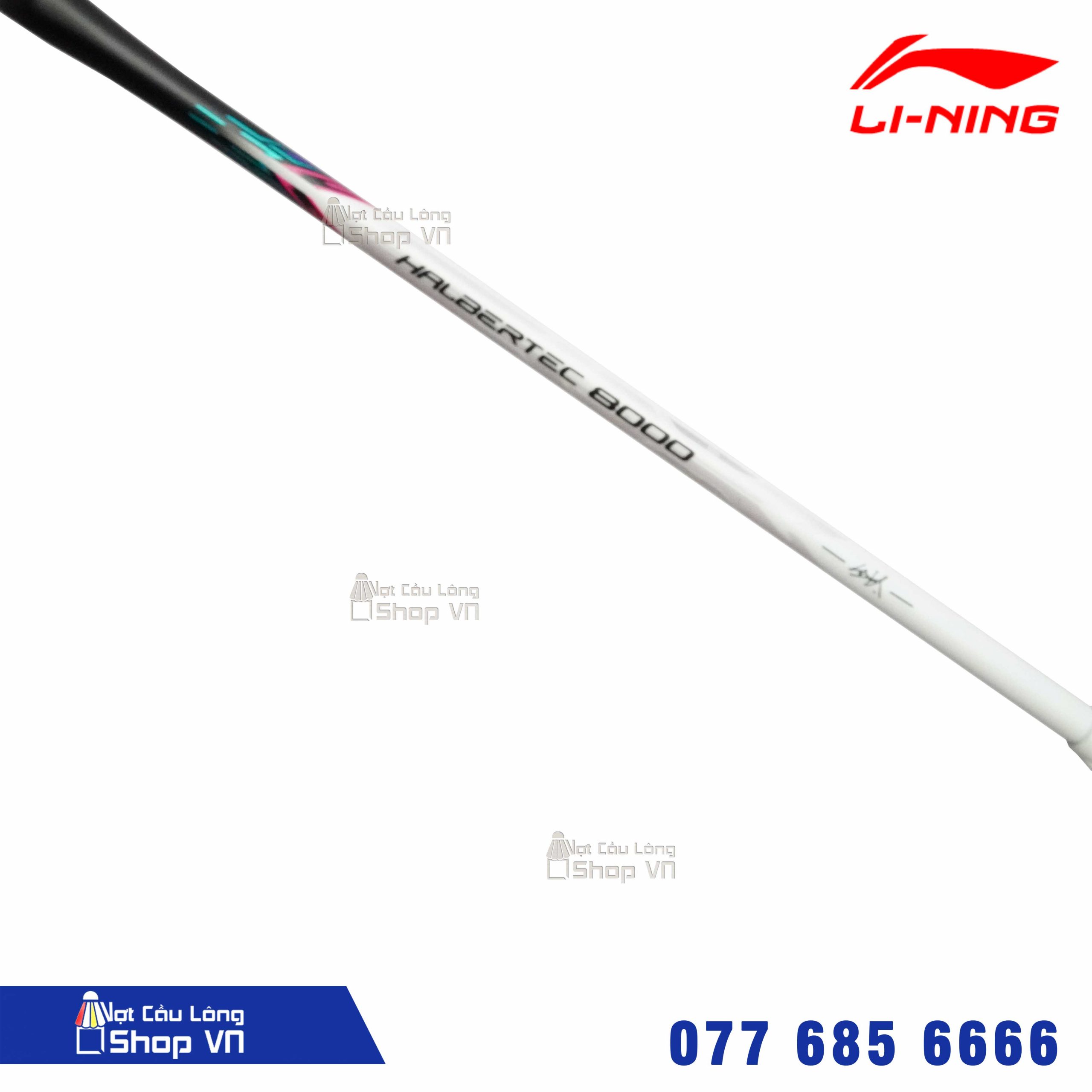 Vợt cầu lông Lining Halbertec 8000 Full Set Đũa vợt cầu lông Lining Halbertec 8000 - Nội địa Nhật