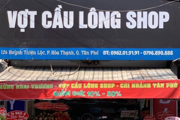 vợt cầu lông shop tân phú
