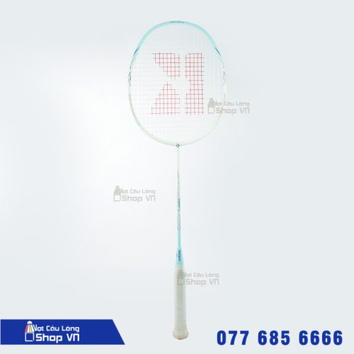 Vợt cầu lông Kumpoo PC-77 Trắng Xanh - Nội địa Trung
