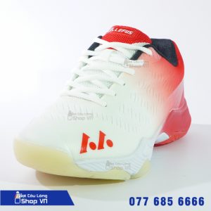 Giày Cầu Lông Lefus L020 Trắng Đỏ - Hàng Chính Hãng