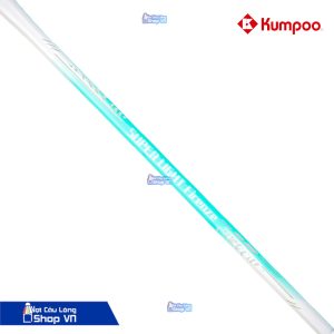 Đũa vợt bên của vợt cầu lông Kumpoo firenze màu trắng xanh