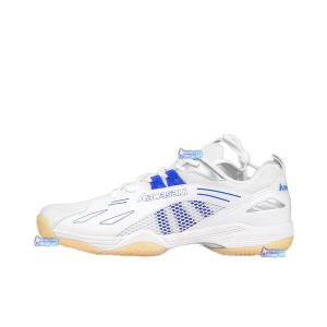 mặt bên giày cầu lông Kawasaki B3326 trắng