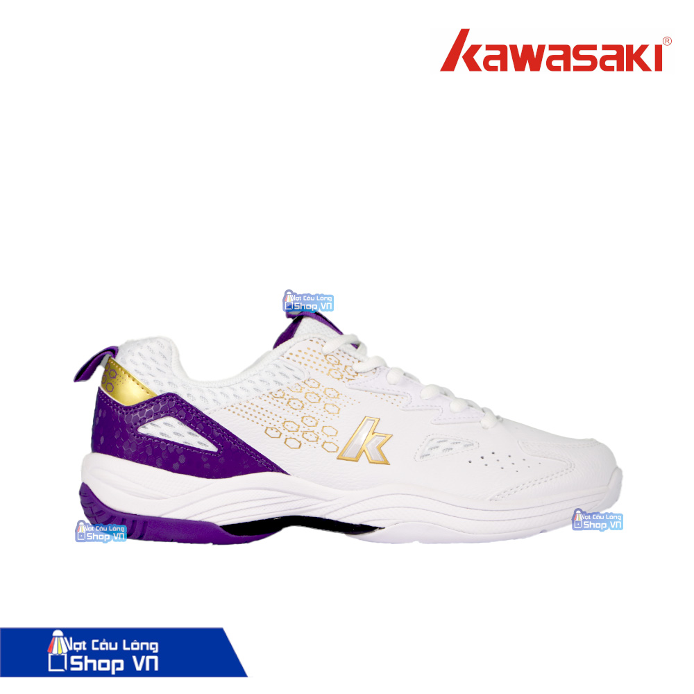 giay-cau-long-kawasaki-A3307-trang-tim Giày cầu lông Kawasaki A3307 Trắng tím