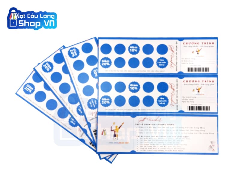 Chương trình giảm giá và voucher quà tặng đầy hấp dẫn tại Vợt Cầu Lông Shop