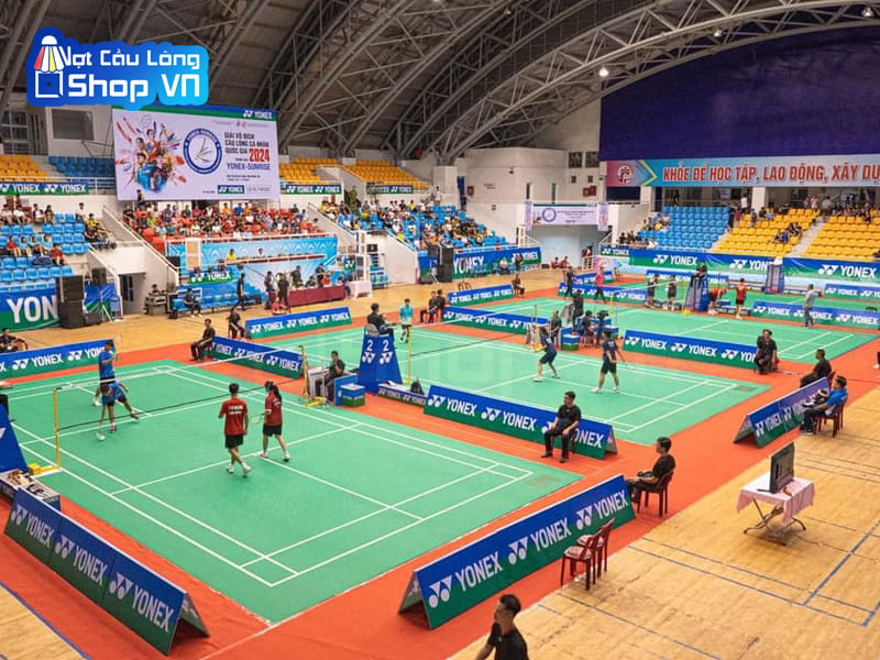 Giải vô địch cầu lông cá nhân quốc gia lần thứ 22 năm 2024 diễn ra tại Nhà thi đấu Đa Năng