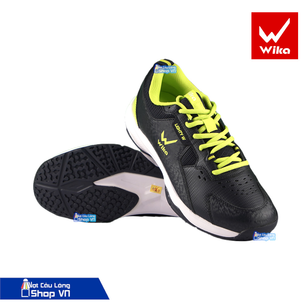 giay-cau-long-wika-xanh-den Giày cầu lông Wika