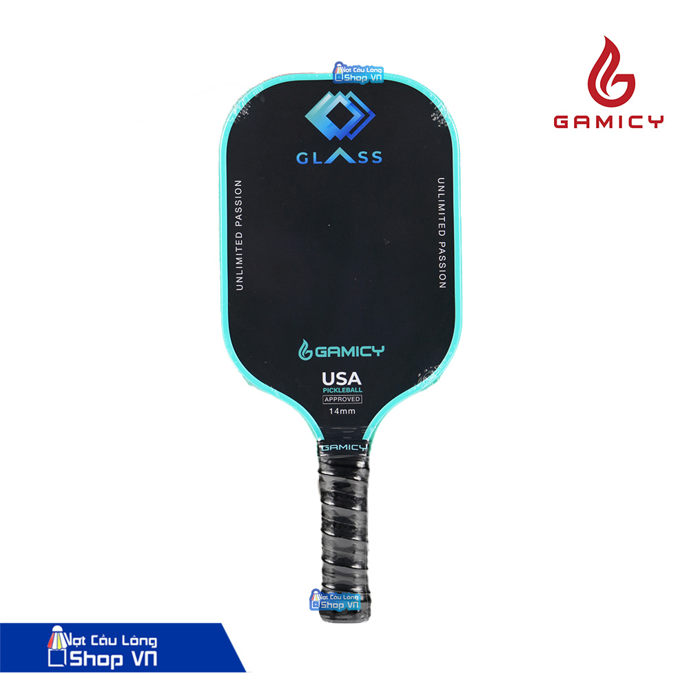 vot-pickleball-Gamicy-Glass-xanh