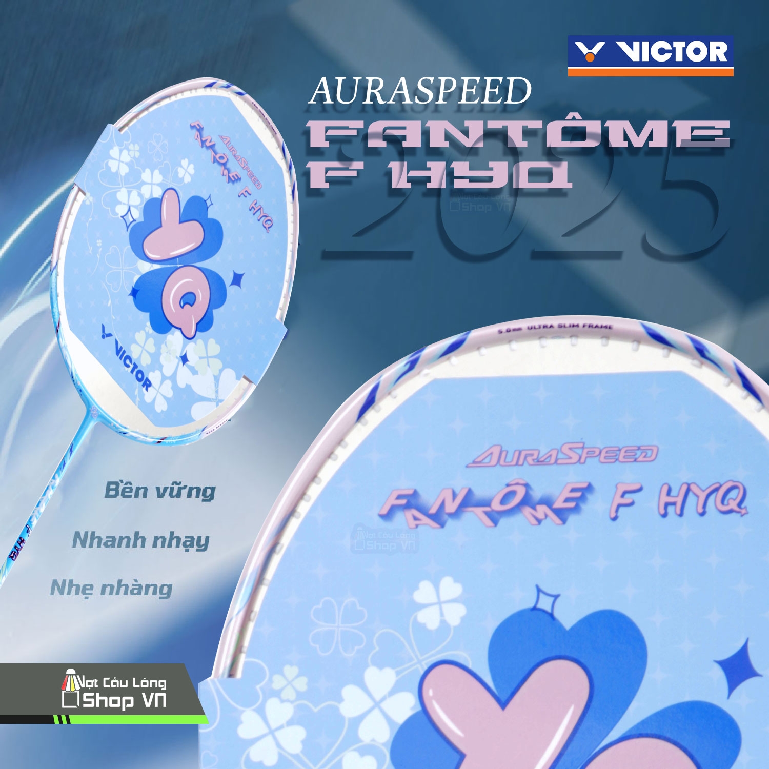 Vợt cầu lông Victor AURASPEED FANTÔME F HYQ màu sắc