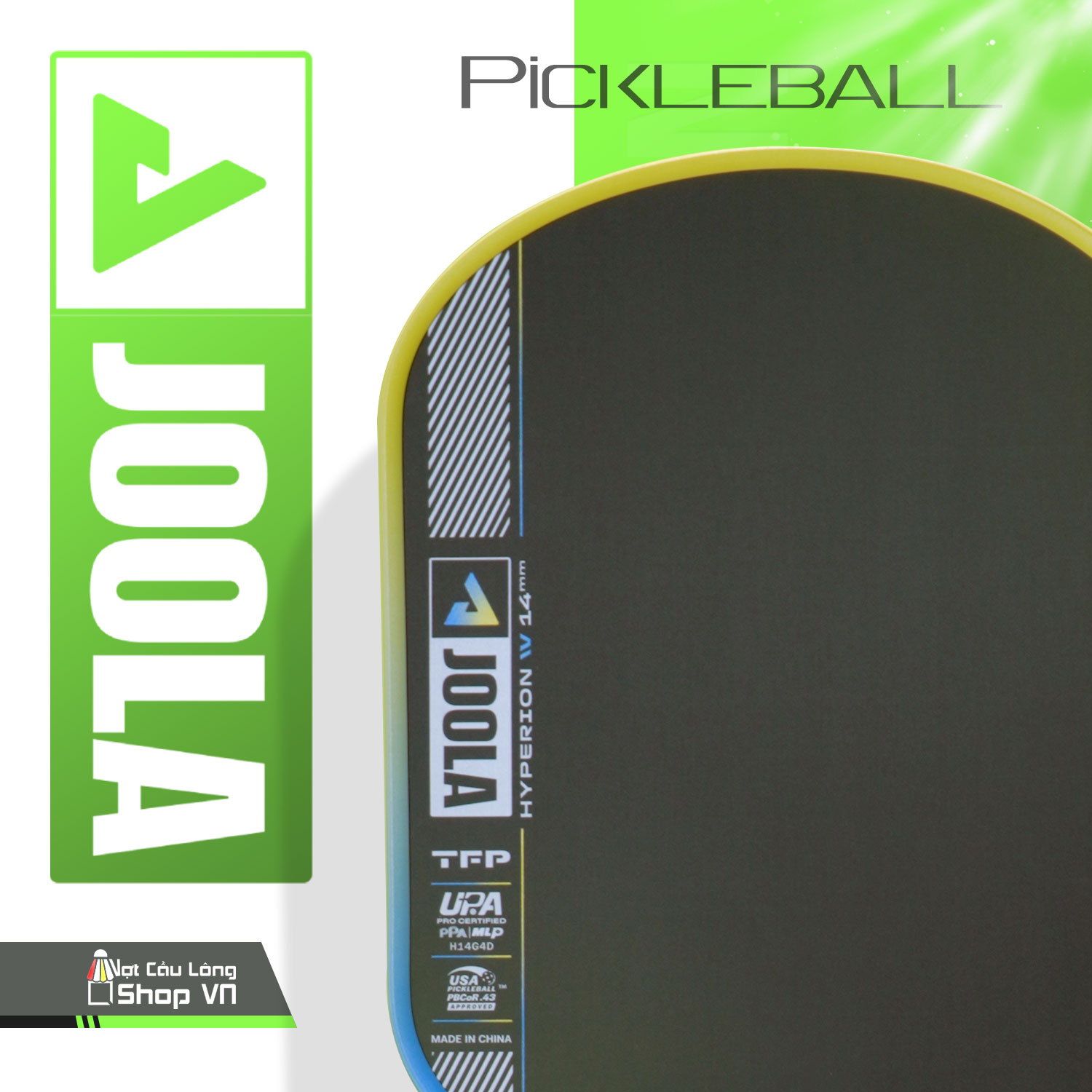 Vợt Pickleball JOOLA Hyperion Pro IV 14mm Asia
