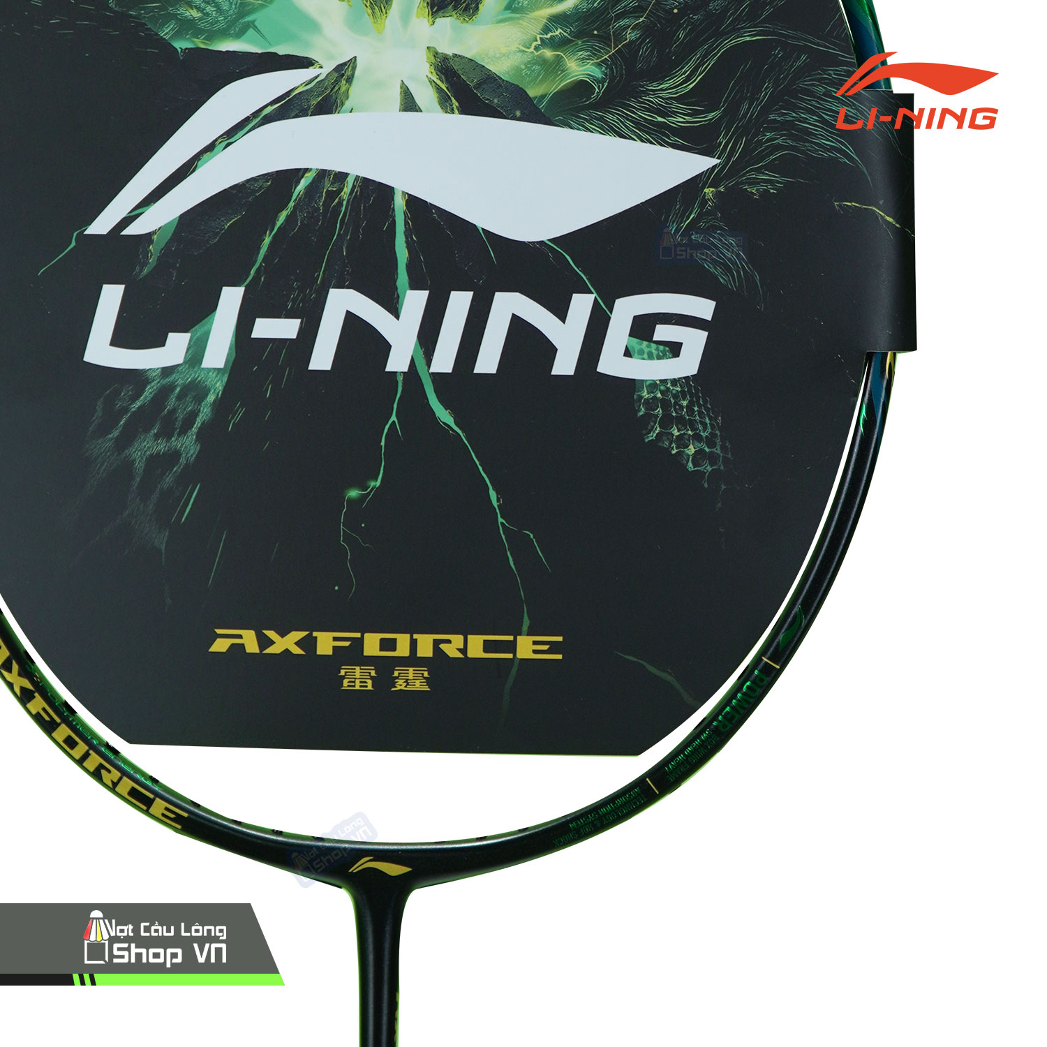 Mặt trước vợt cầu lông Lining Axforce 100 II Gen 2