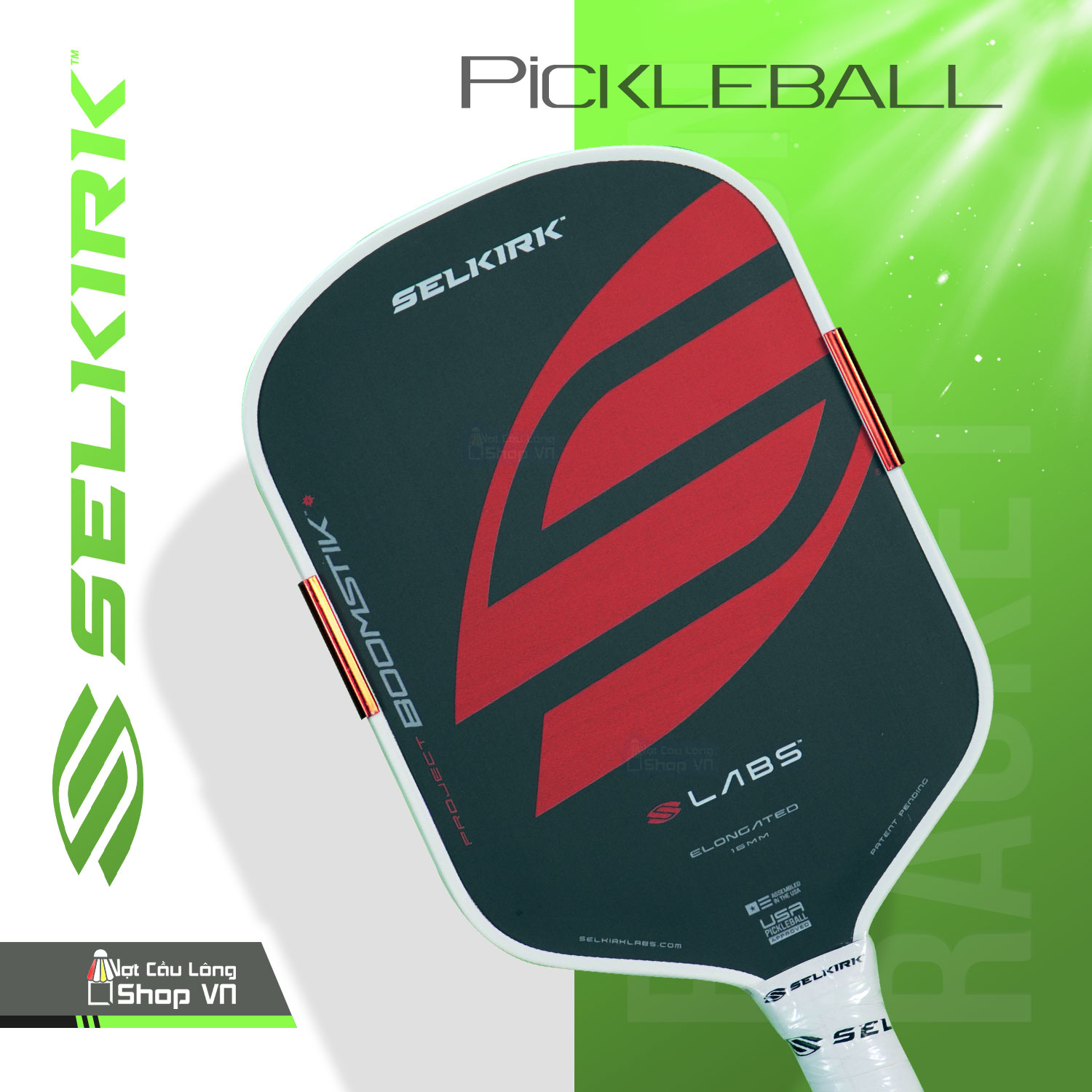 Vợt Pickleball Selkirk LABS Project Boomstik màu sắc